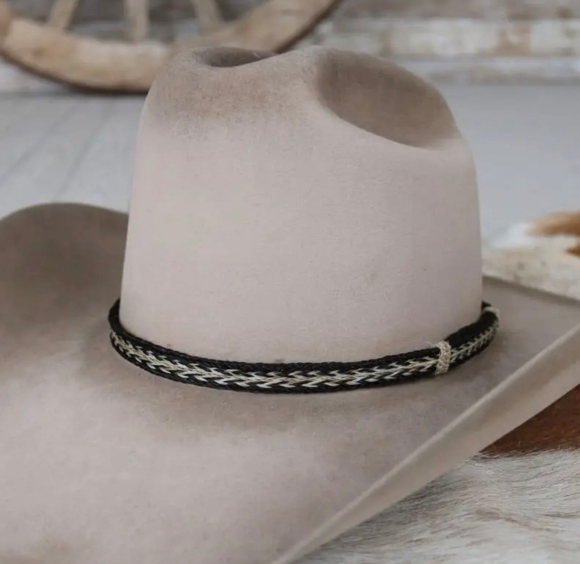 Horse hair hat band