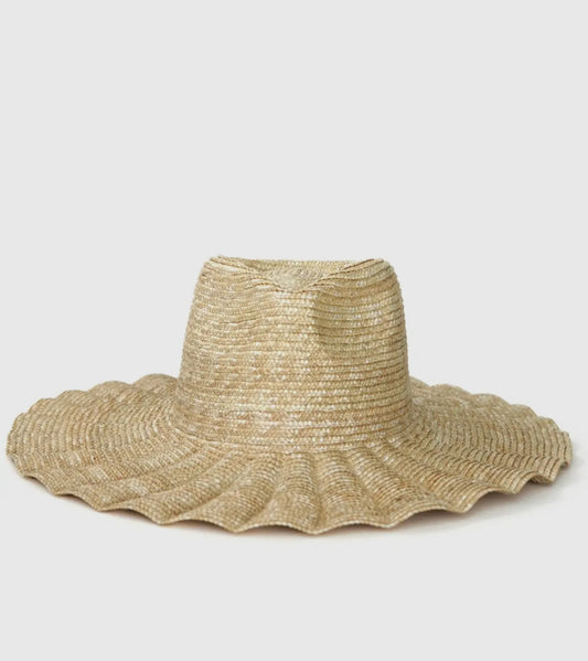 Nalu wide brim straw hat