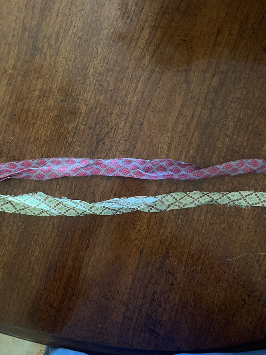 Silk wrap with pattern