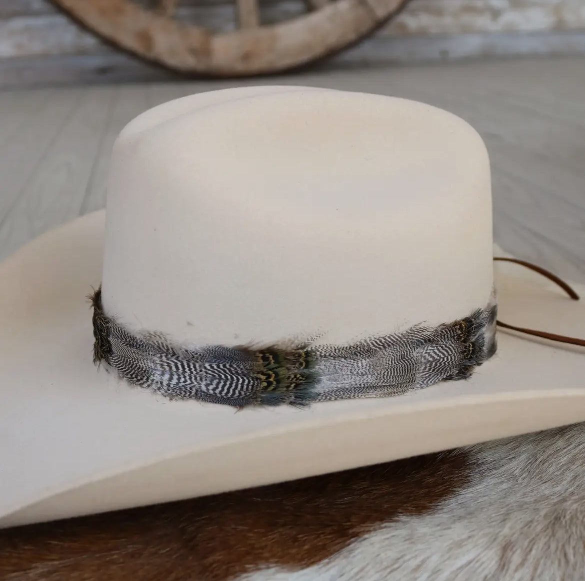 Western feather Ariana hat band