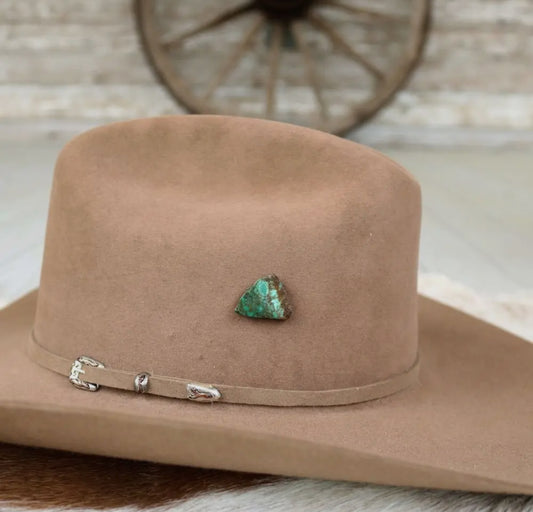 Natural turquoise hat pins