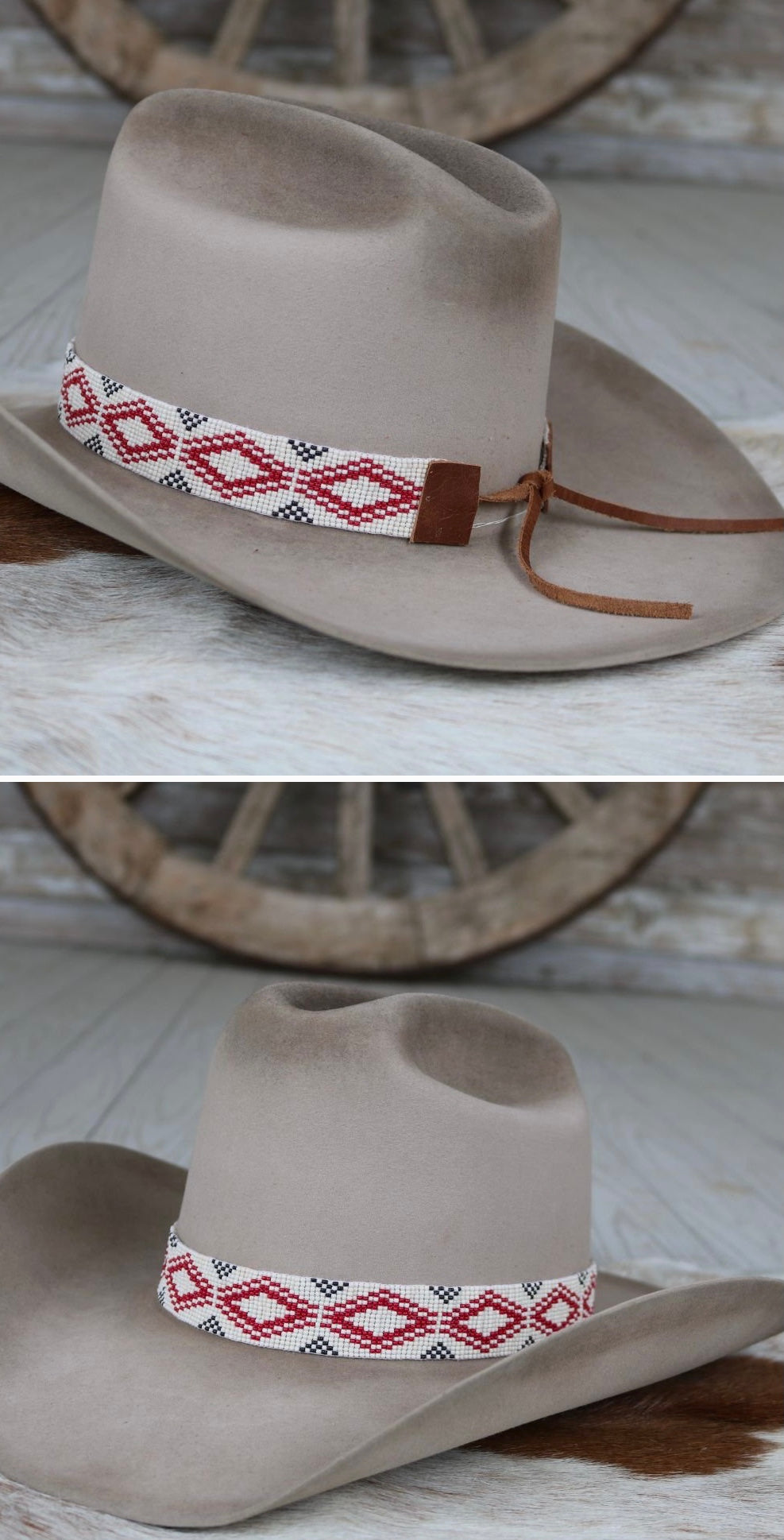 Beaded hat band-Laramie